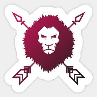 Tribal Lion Sticker